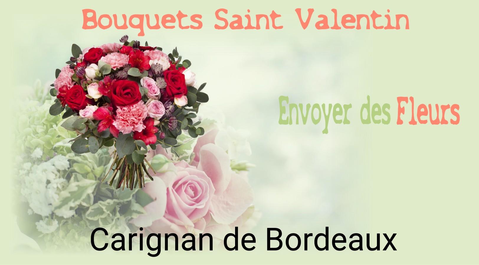 Roses de Saint-Valentin livrées à Carignan-de-Bordeaux